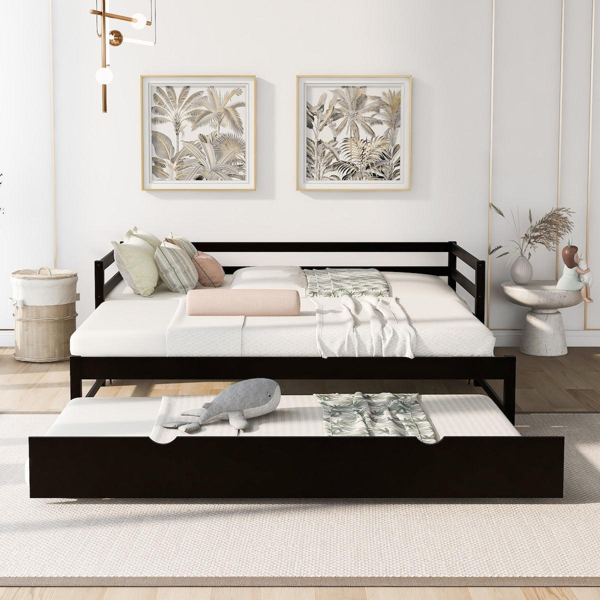 Twin or Double Twin Daybed with Trundle