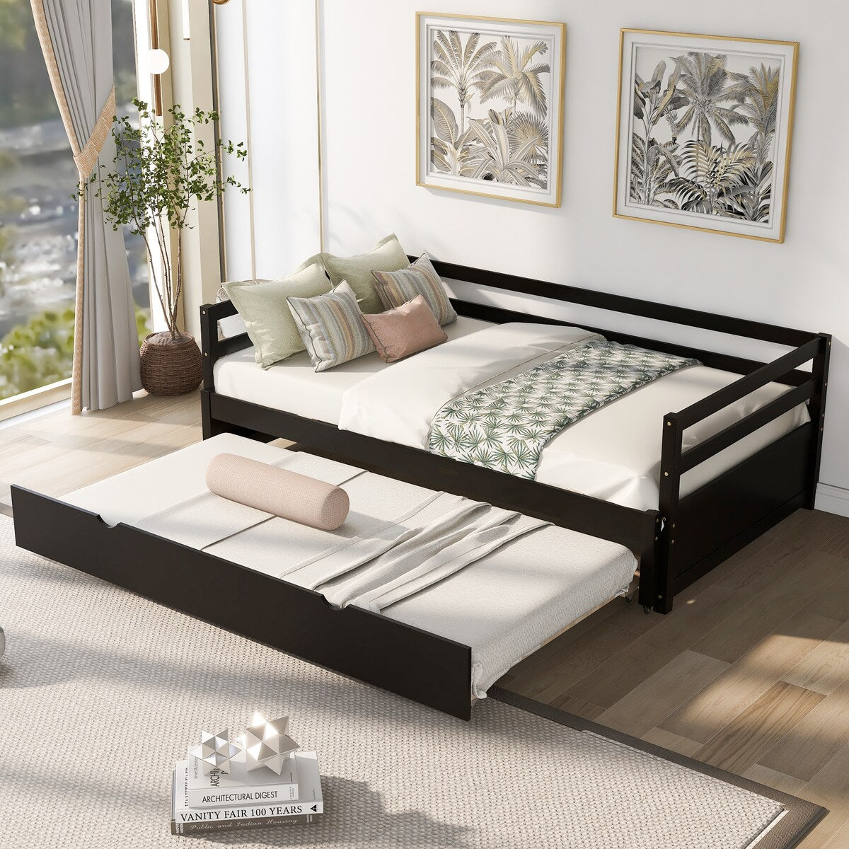Twin or Double Twin Daybed with Trundle