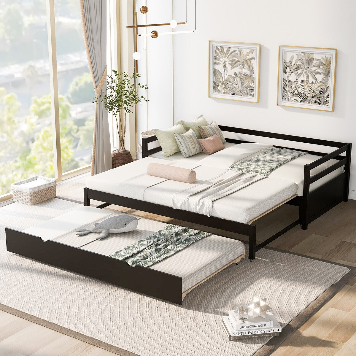 Twin or Double Twin Daybed with Trundle
