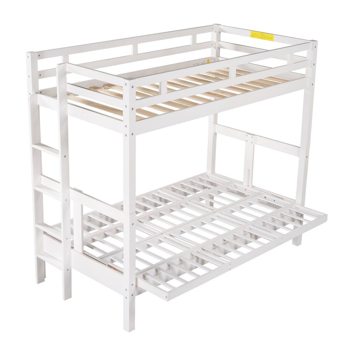 Twin over Full Bunk Bed, Down Bed Can Be Converted into Daybed