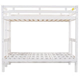 Twin over Full Bunk Bed, Down Bed Can Be Converted into Daybed