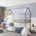 Twin over Twin Bunk Beds with Built-in Ladder