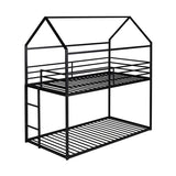 Twin over Twin Bunk Beds with Built-in Ladder