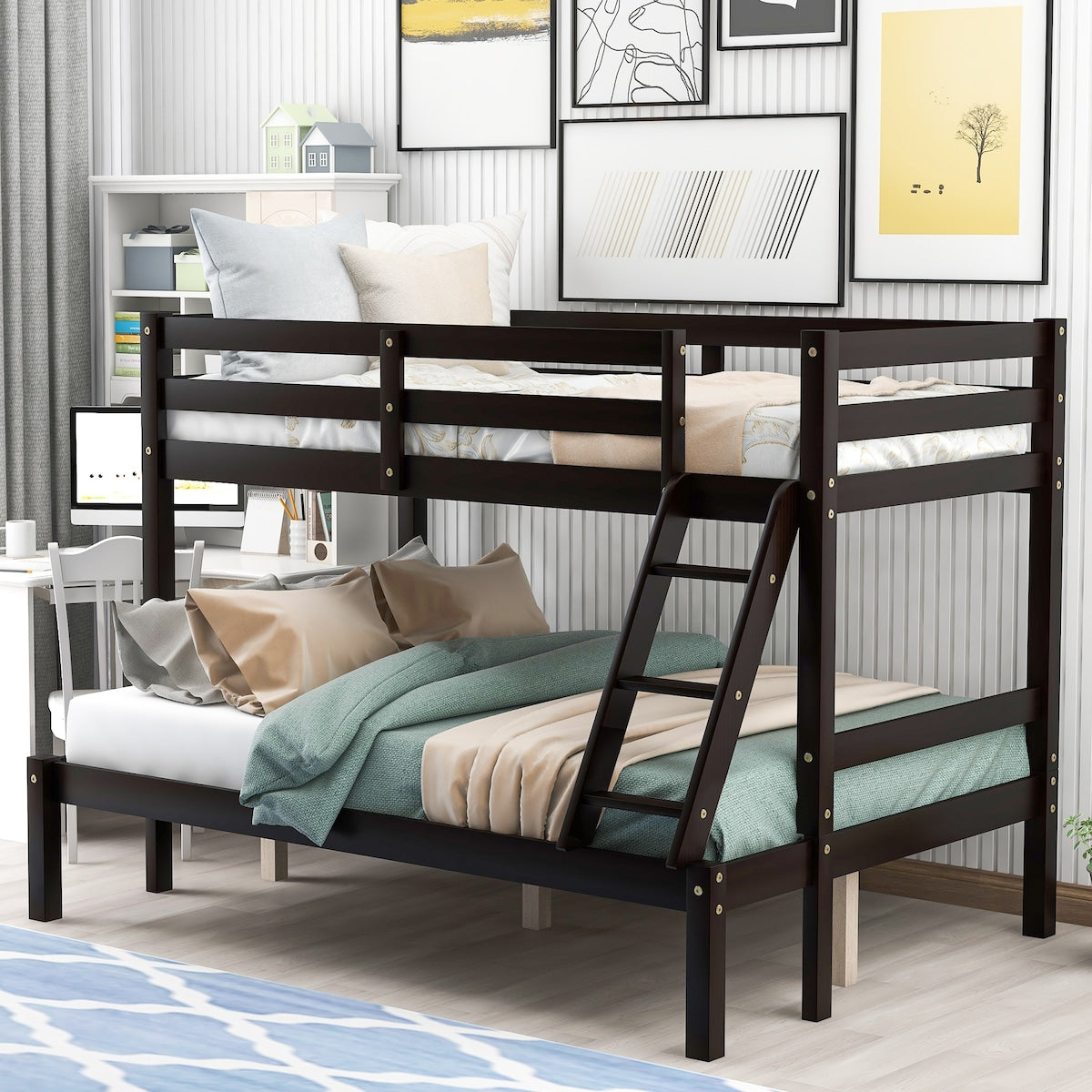 Twin over full bunk bed