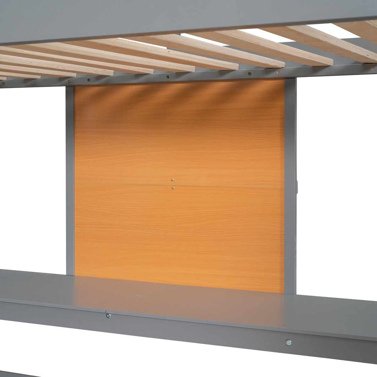 Twin size Loft Bed With Desk and Writing Board,2 Drawers Cabinet,Solid Construction,Kids Bedroom Sets