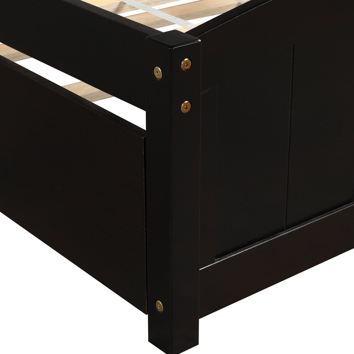 Twin size Platform Bed with Trundle