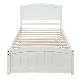 Twin size Platform Bed with Trundle