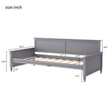 Twin size daybed Bulb-shaped feet design