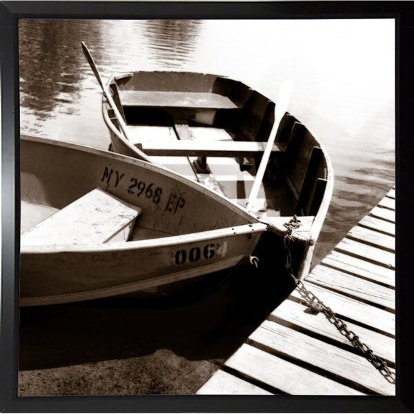Two Boats-HARBOA53731 Print 15"x15" by Harold Silverman - Boats