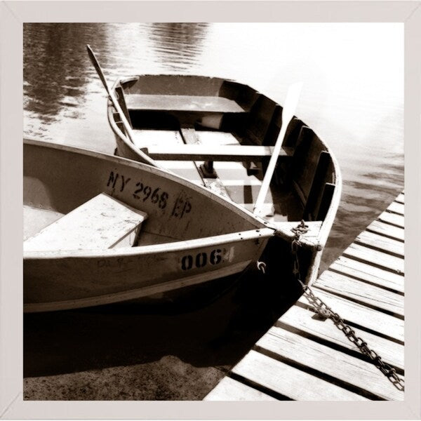 Two Boats-HARBOA53731 Print 15"x15" by Harold Silverman - Boats