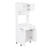Two Door Cabinets, One Drawer, Four Adjustable Metal Legs