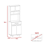 Two Door Cabinets, One Drawer, Four Adjustable Metal Legs