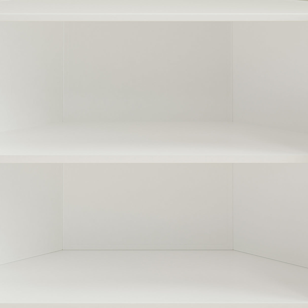 Two-Door Hexagonal Corner Cabinet