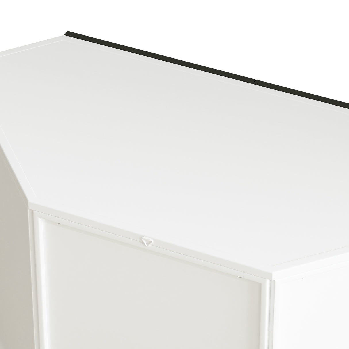 Two-Door Hexagonal Corner Cabinet