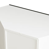 Two-Door Hexagonal Corner Cabinet
