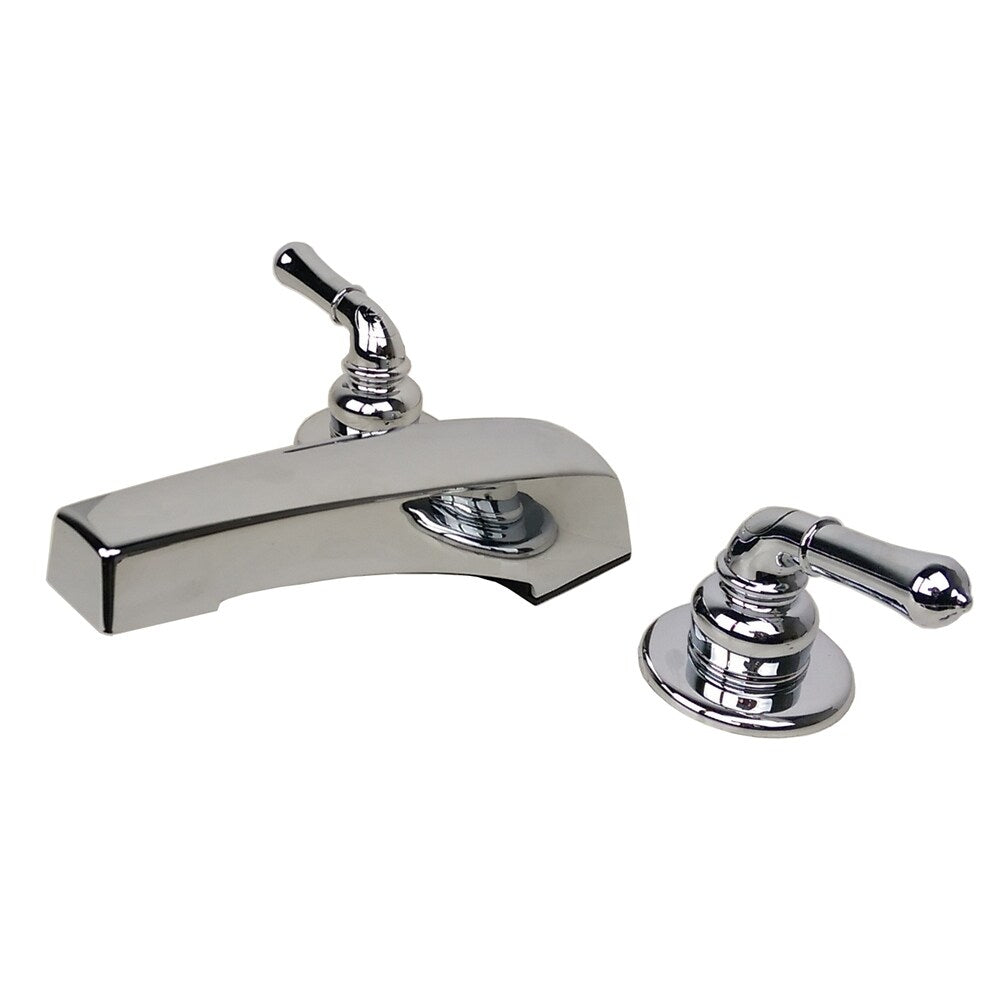 Two Handle Non-Metallic Adjustable Garden Tub Filler Faucet for Manufactured, Modular, and Mobile Home Bathroom