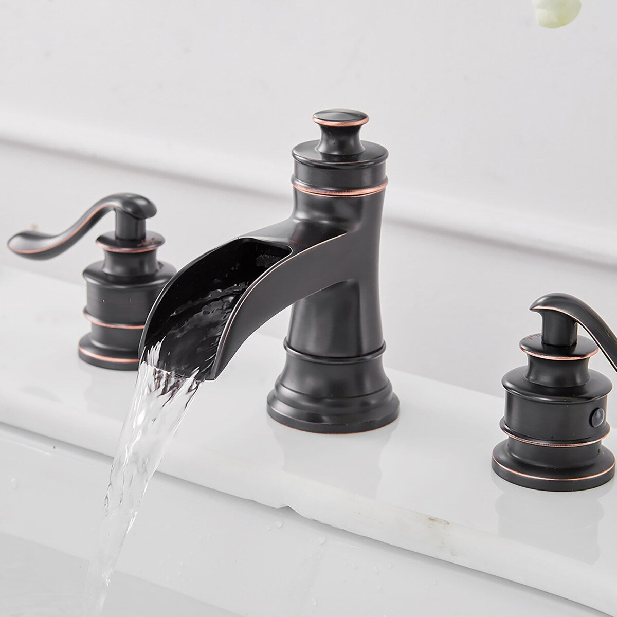 Two-Handle Widespread Bathroom Faucet