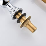 Two-Handles Bridge Kitchen Faucet with Side Sprayer