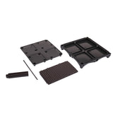 Two Piece Dark Brown Garden Planter