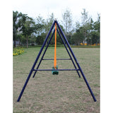 Two Station Swing Set for Children - N/A