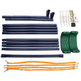 Two Station Swing Set for Children - N/A