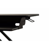 Two-Tier Pneumatic Standing Desk Converter - Black