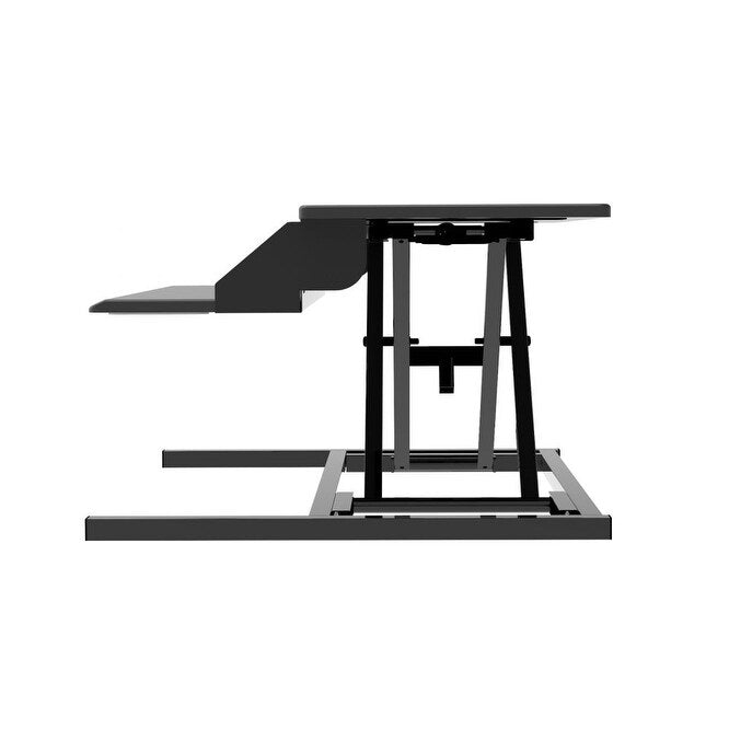 Two-Tier Pneumatic Standing Desk Converter - Black