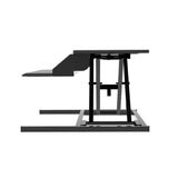Two-Tier Pneumatic Standing Desk Converter - Black
