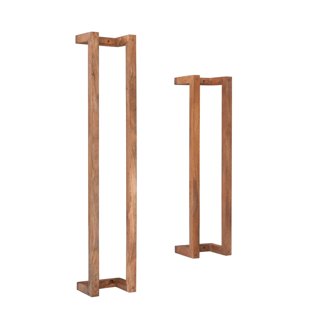 Twombly Wooden Wall Mount Towel Rack (Set of 2)