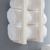 Twombly Wooden Wall Mount Towel Rack (Set of 2)