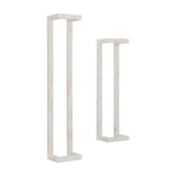 Twombly Wooden Wall Mount Towel Rack (Set of 2)