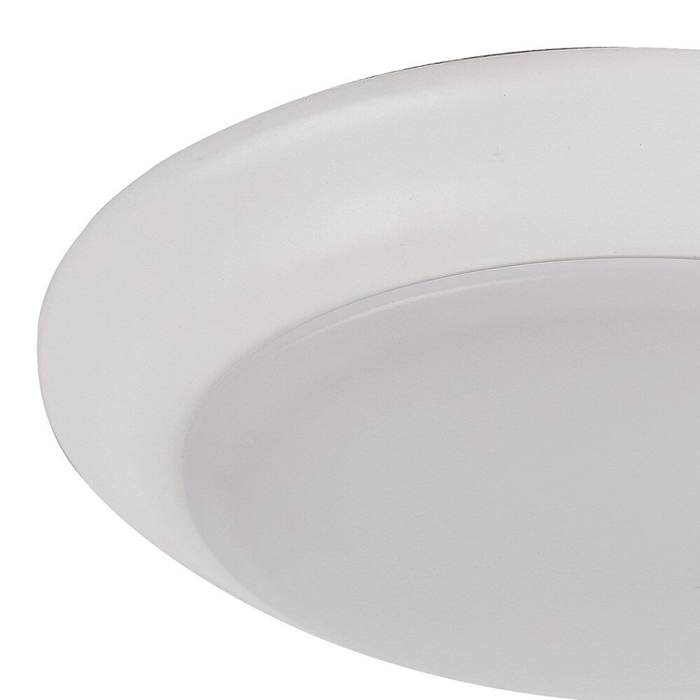 Tyler LED Flush Mount Ceiling light 7.25"D x 1.21"H - Matte White