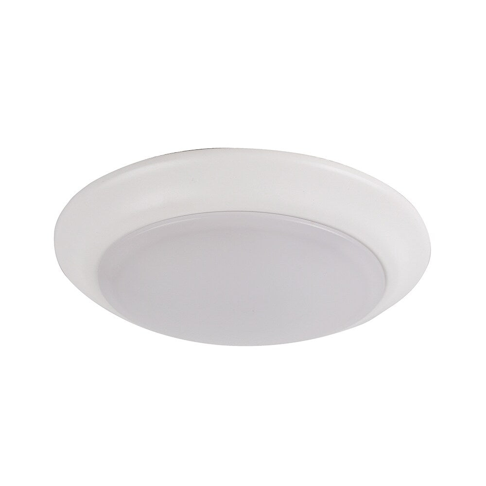 Tyler LED Flush Mount Ceiling light 7.25"D x 1.21"H - Matte White