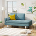 Typhaine Modern Chaise Loveseat by Christopher Knight Home