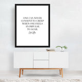 Typography Helen Keller Motivational Quotes Sayings Art Print/Poster