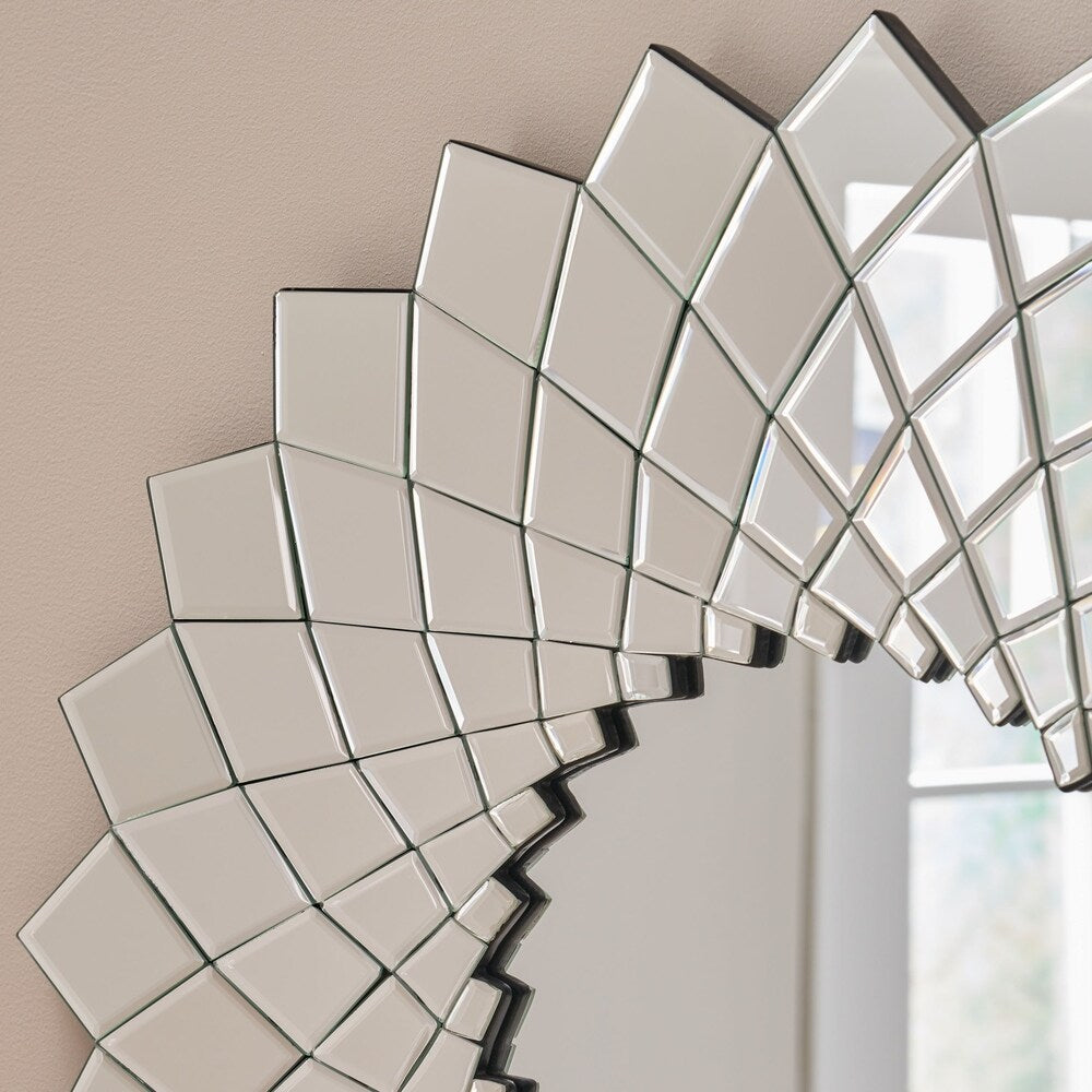 Tzipora Glam Sunburst Wall Mirror by Christopher Knight Home