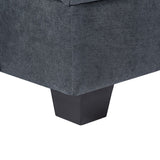 U-Shape Convertible Storage Seat Modular Sectional Sofa with Reversible Chais