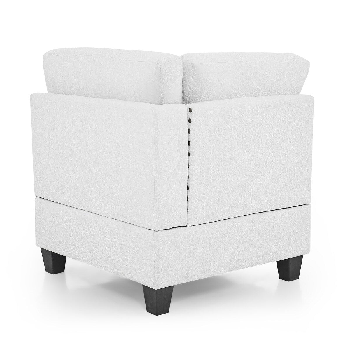 U Shape Modular Sectional Sofa w/ Four Single Chair and Two Corner