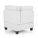 U Shape Modular Sectional Sofa w/ Four Single Chair and Two Corner