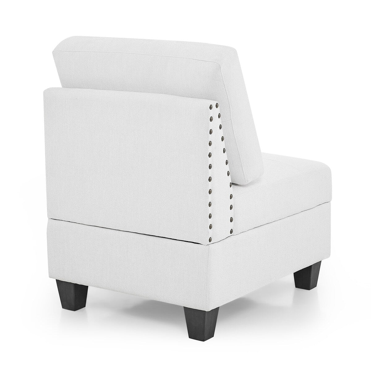 U Shape Modular Sectional Sofa w/ Four Single Chair and Two Corner