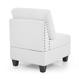 U Shape Modular Sectional Sofa w/ Four Single Chair and Two Corner