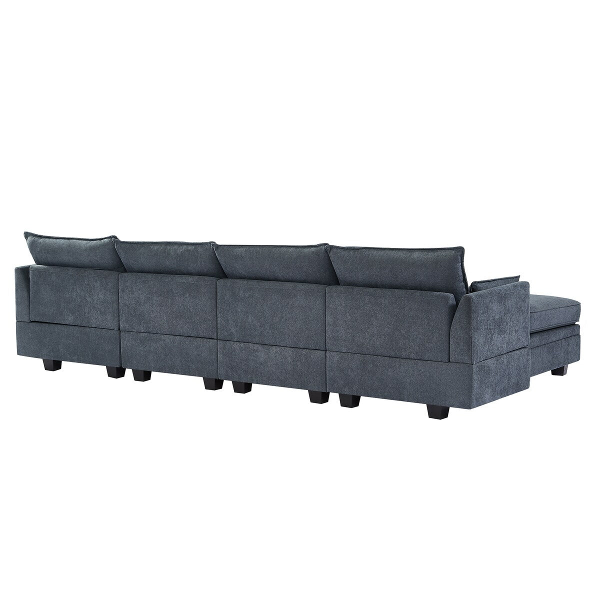 U-Shape Sectional Sofa Sets Storage Seat Sofa Bed with Chaise