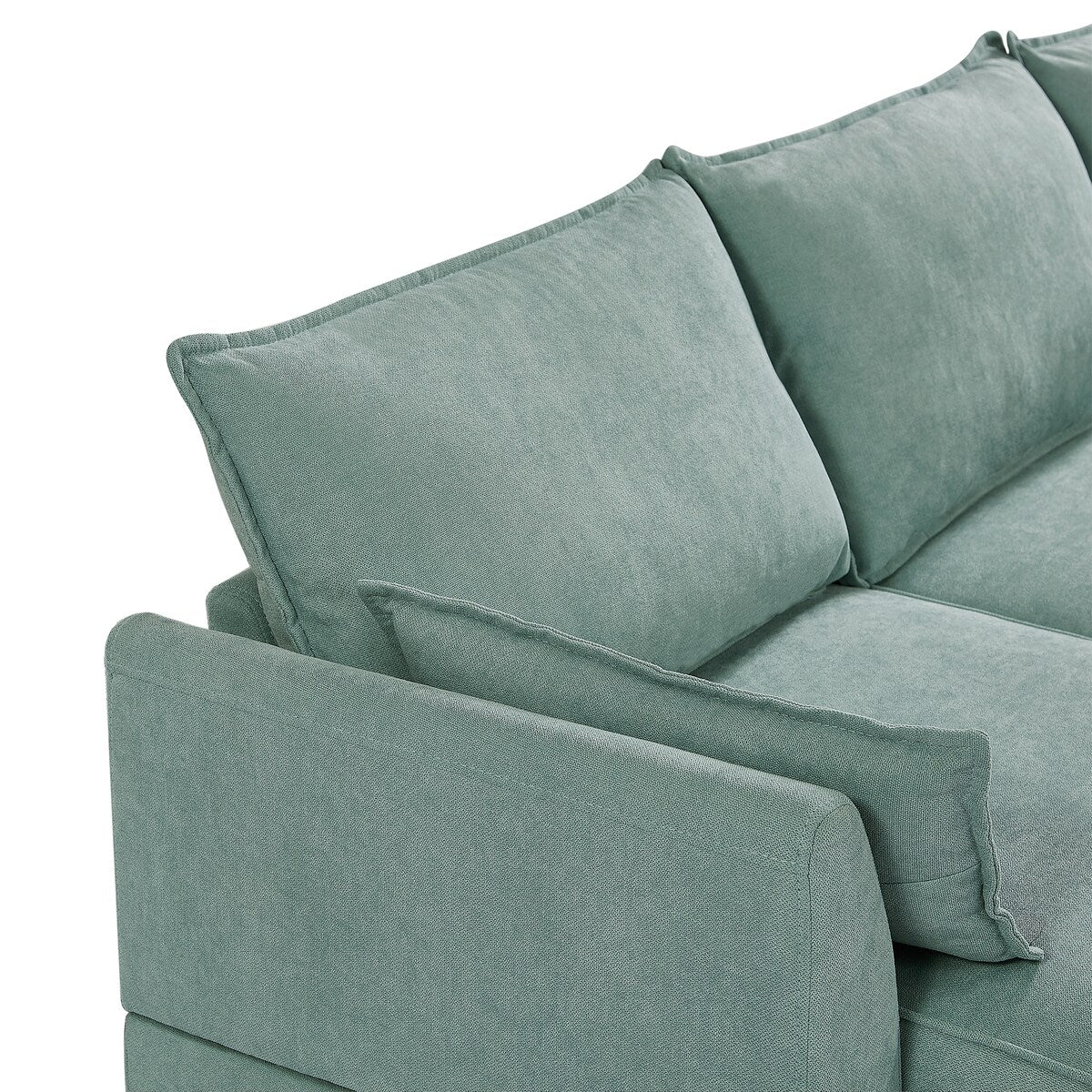 U-Shape Sectional Sofa Sets Storage Seat Sofa Bed with Chaise