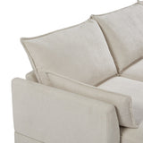 U-Shape Sectional Sofa Sets Storage Seat Sofa Bed with Chaise