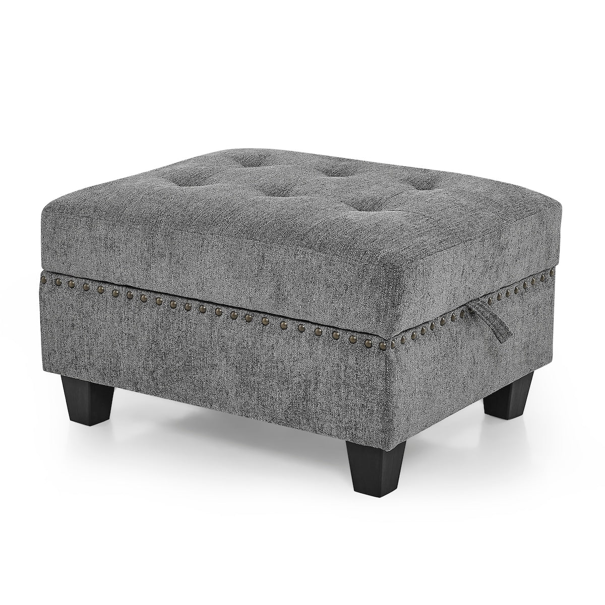 U shape Modular Sectional Sofa, DIY Combination, Includes Storage Space, Seven Single Chair, Four Corner and One Ottoman