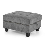 U shape Modular Sectional Sofa, DIY Combination, Includes Storage Space, Seven Single Chair, Four Corner and One Ottoman