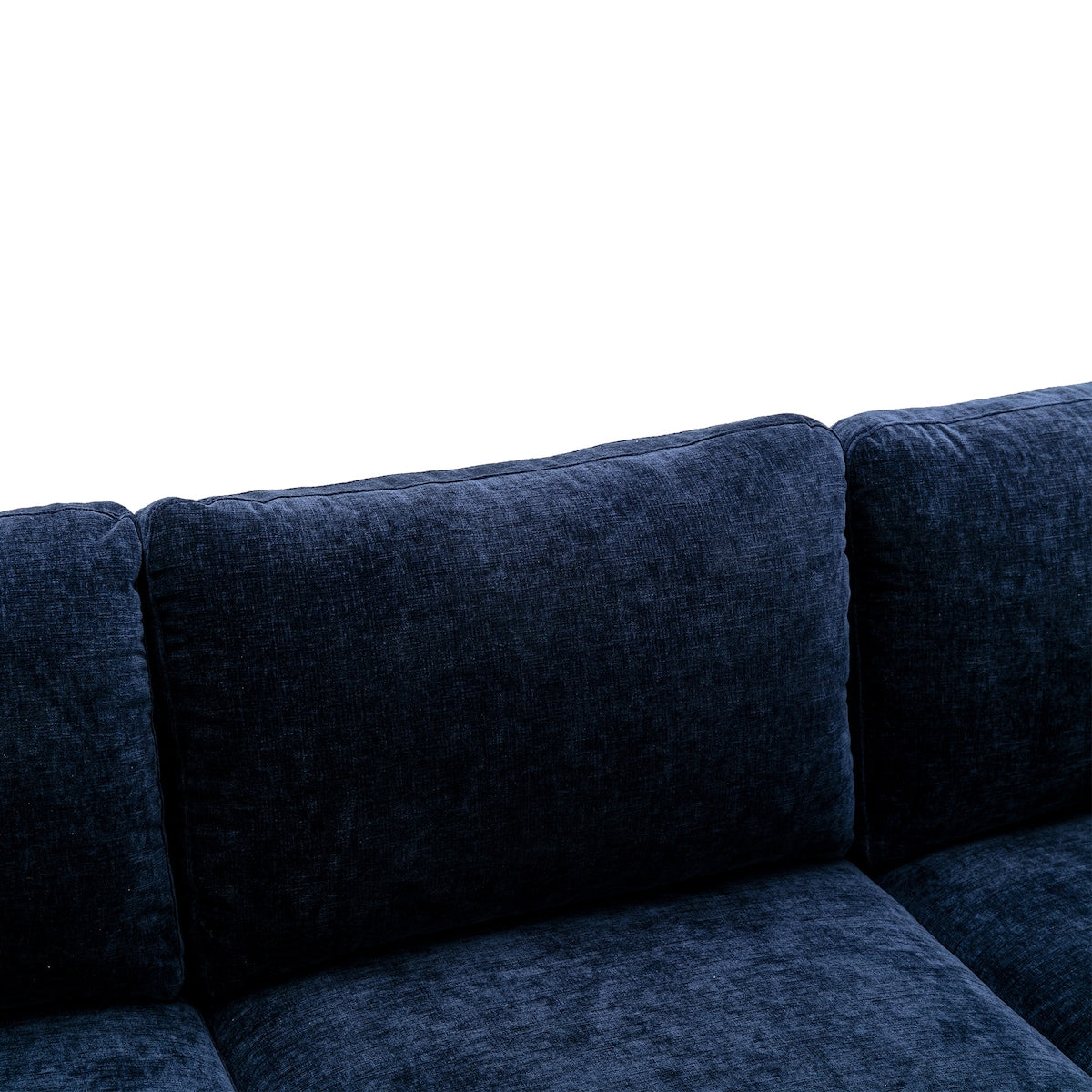U-shape Sectional Sofa Chenille Upholstered 4 Seater Sofa Chaise Lounge Couch