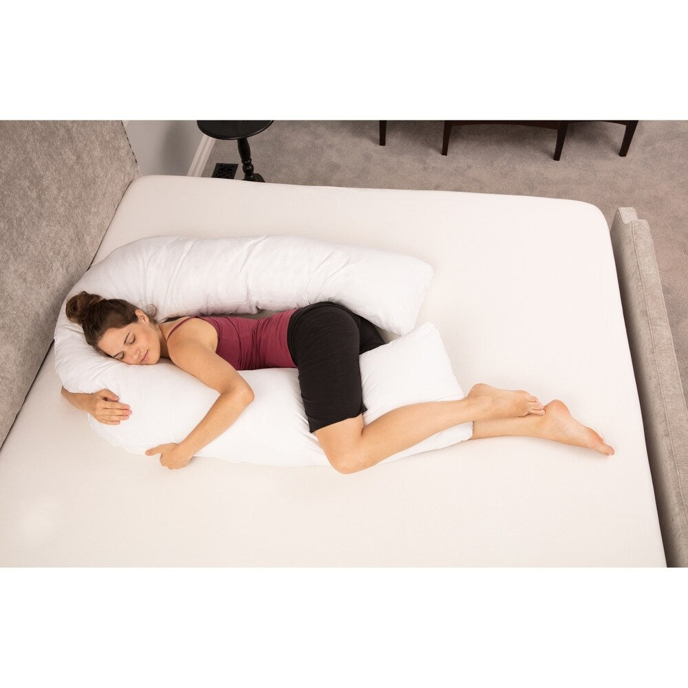 U-Shaped Body Pillow - Inspired Letter U-Shaped Design - Total Body Length