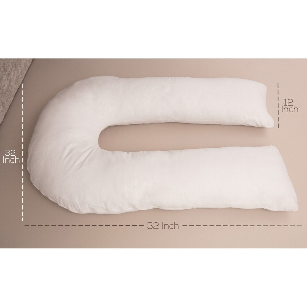 U-Shaped Body Pillow - Inspired Letter U-Shaped Design - Total Body Length