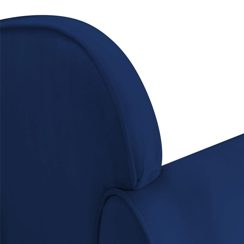 Deluxe Mid-Century Modern Two-Seat Velvet Sofa Loveseat